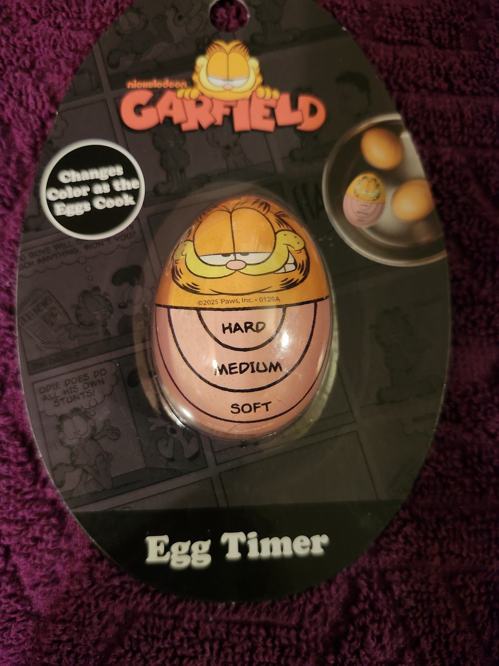 Nickelodeon Garfield Orange and Pink Egg Timer